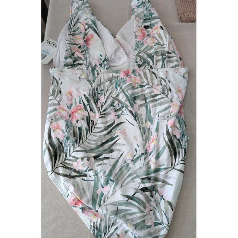 Women's Tropical Print Swimsuit Athena size 16 - Picture 6 of 8